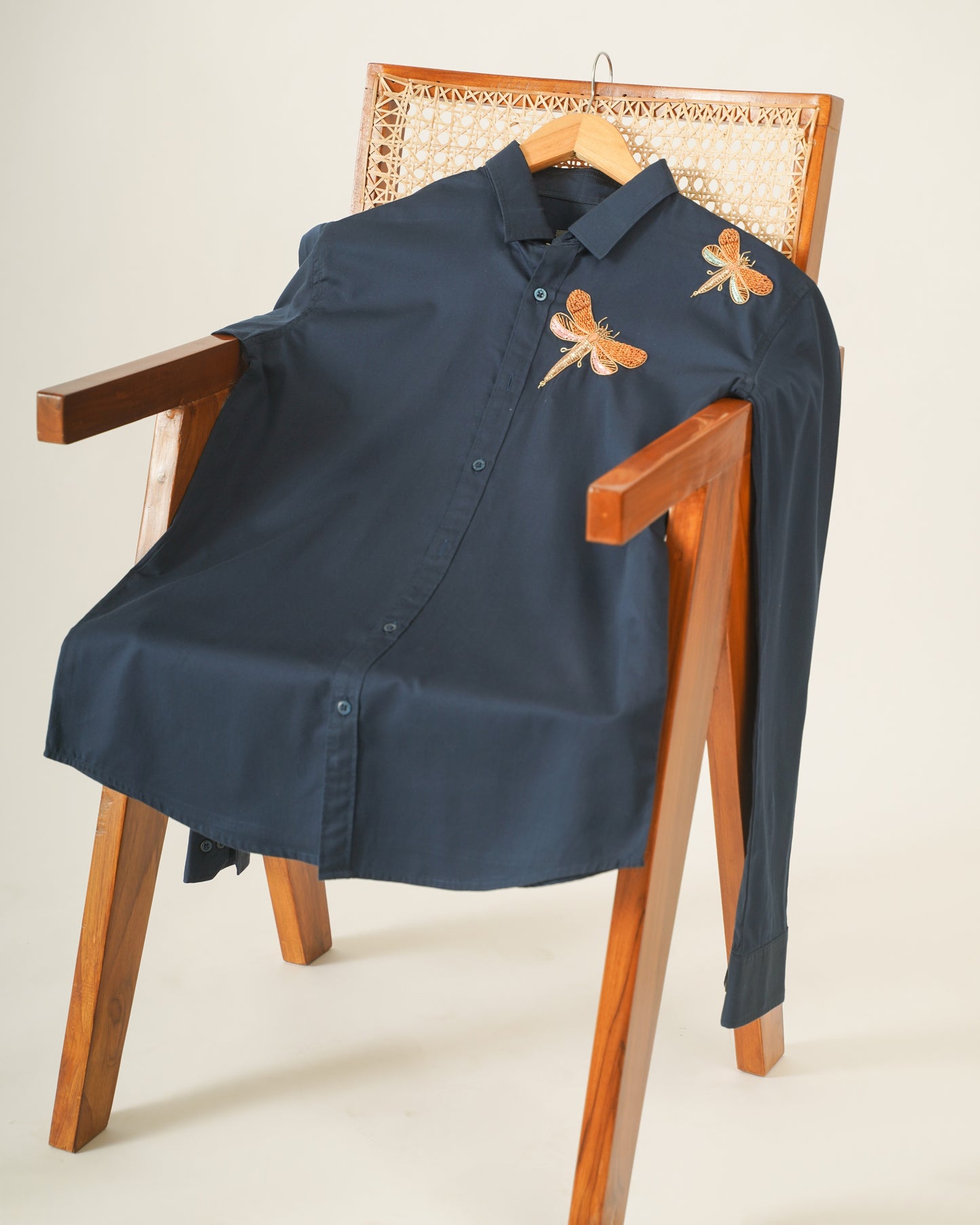 BLUE WINGS BRODÉE SHIRT