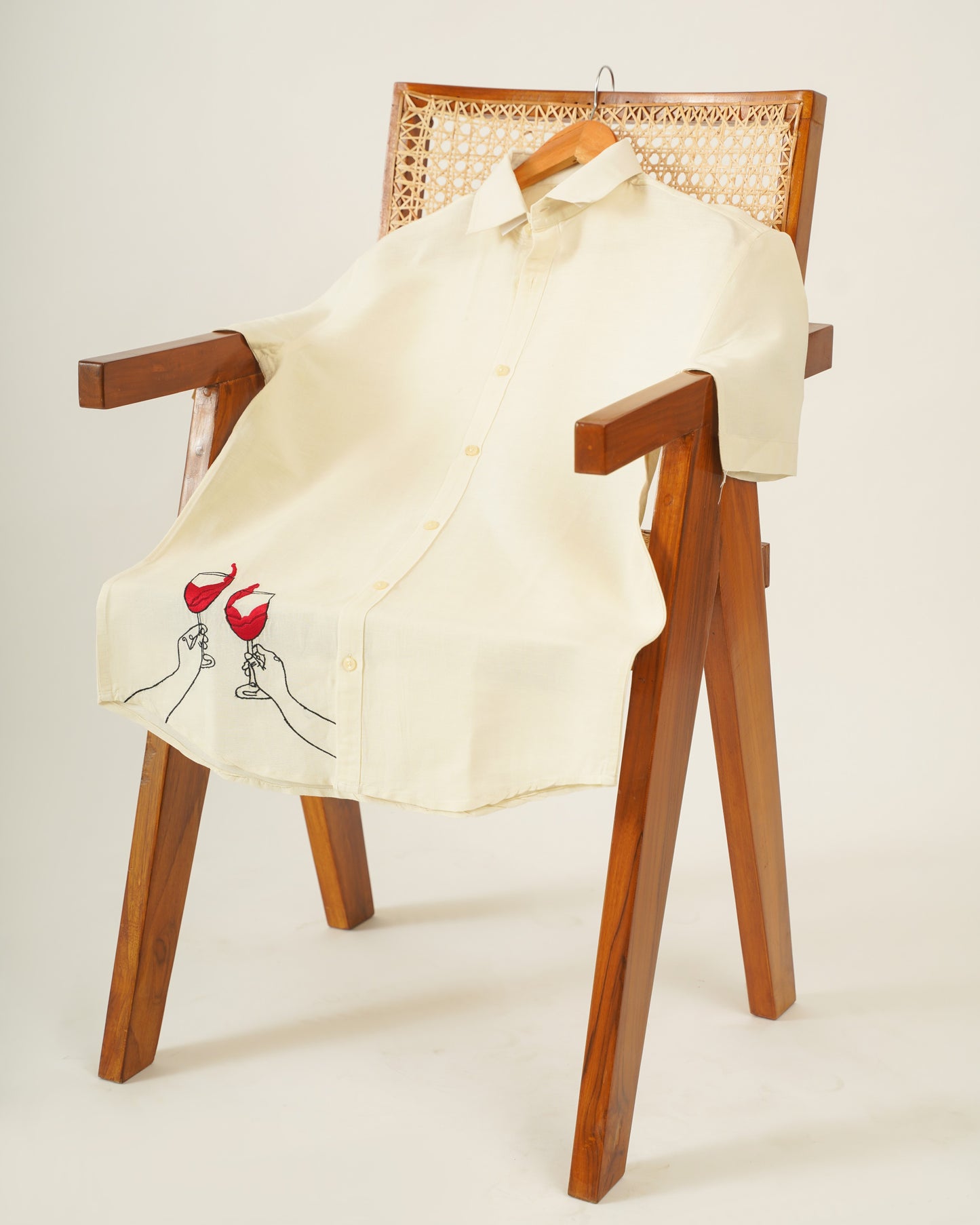 RED WINE BRODÉE SHIRT